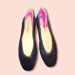 Lucky Brand Black Flat Round Toe, Size 8.5